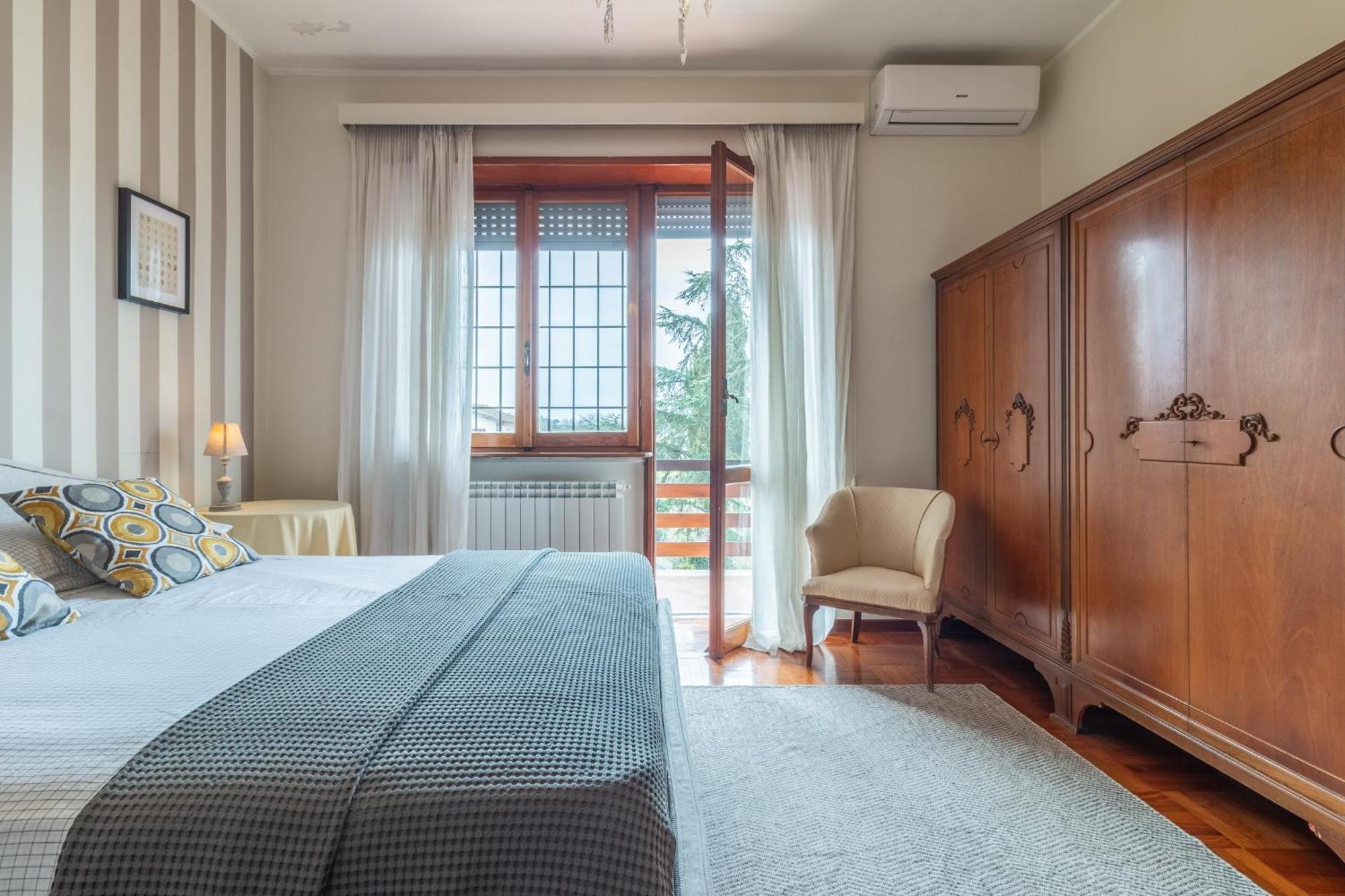 Spaziosa Villa Bifamiliare Campagnano Di Roma Exteriör bild