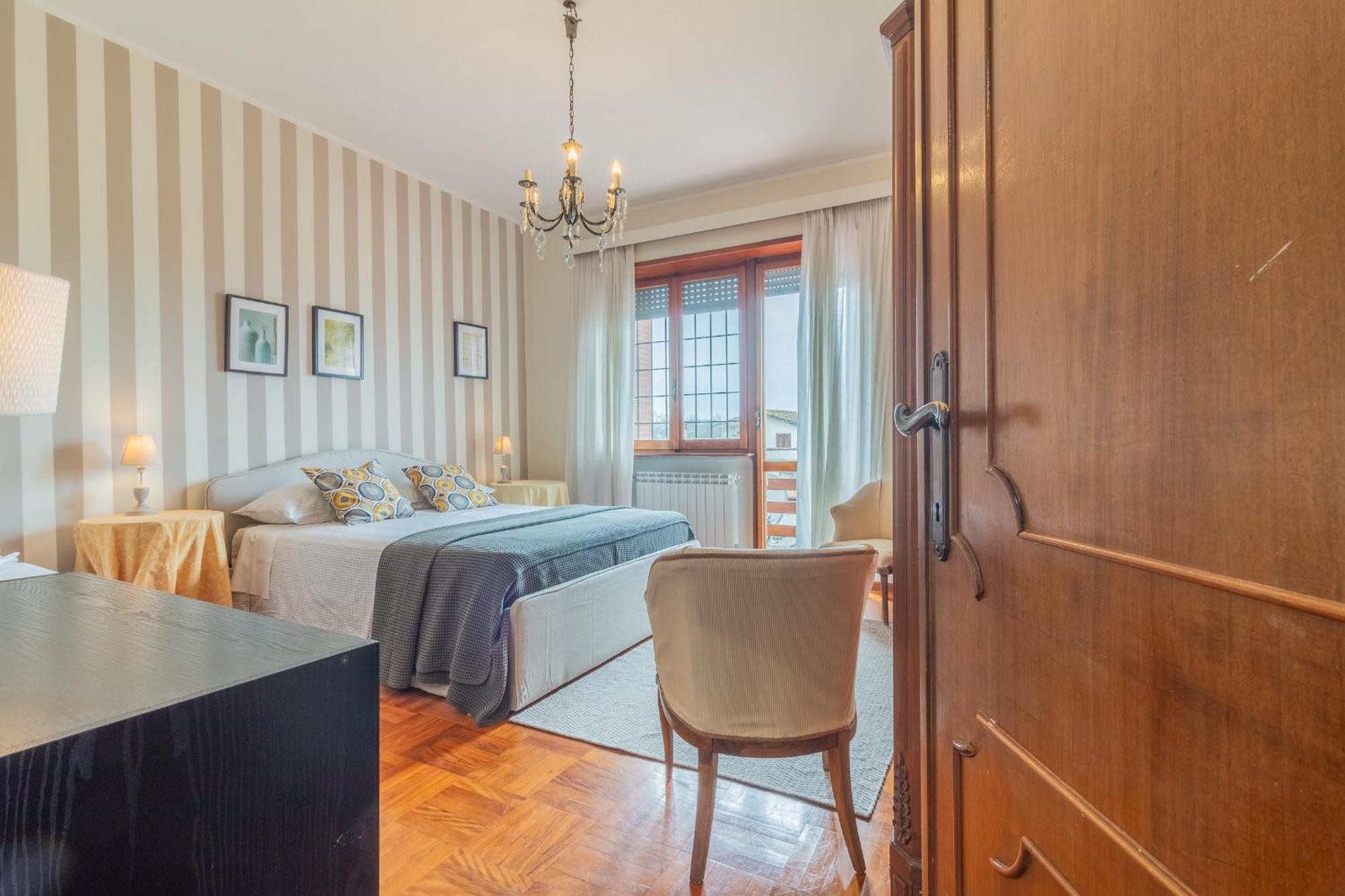 Spaziosa Villa Bifamiliare Campagnano Di Roma Exteriör bild