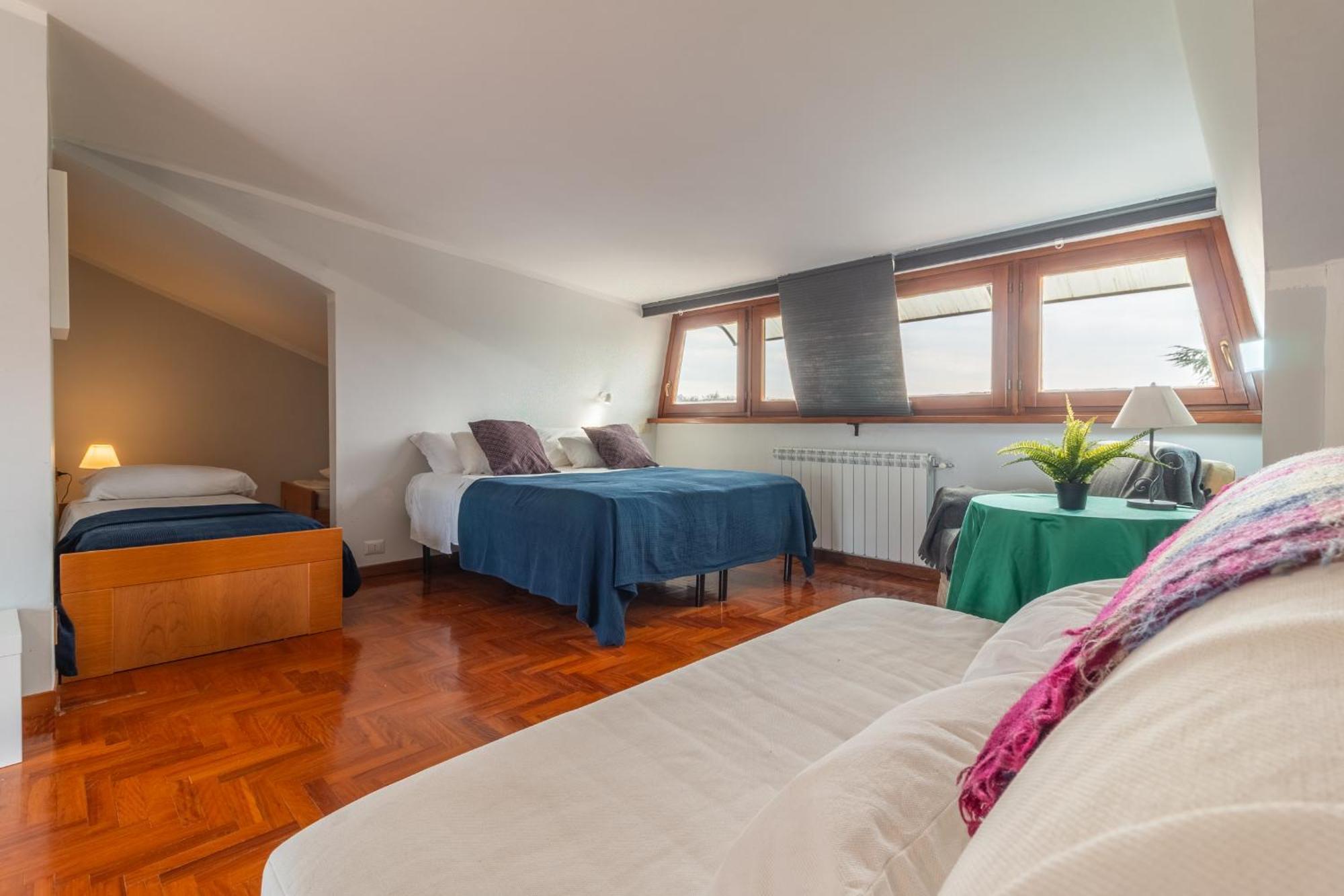 Spaziosa Villa Bifamiliare Campagnano Di Roma Exteriör bild